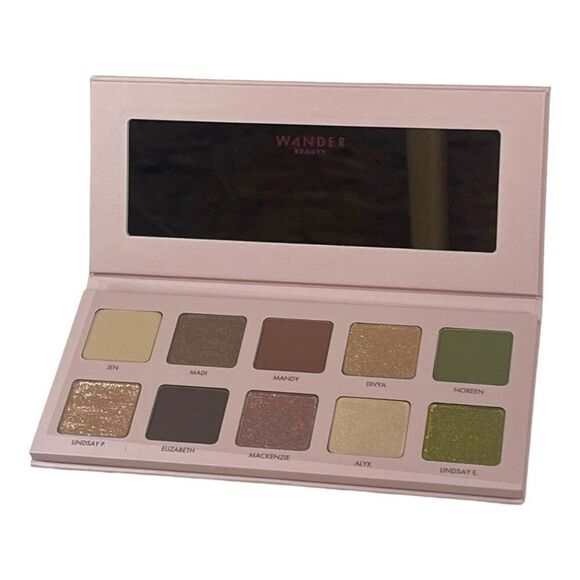 Wander Beauty Trailblazer Eyeshadow Palette 10 Colors 7.5g / 0.25 Oz New In BOX - Picture 13 of 16
